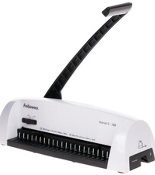 Переплетчик Fellowes Starlet 2+ (FS-52279) A4/перф.12л.сшив/макс.120л./пластик.пруж. (6-16мм)