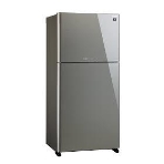 Холодильник Sharp SJ-XG60PGSL серебристый двухкамерный 422/178л морозилка сверху, No Frost, фото3