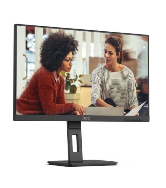 Монитор 24' AOC 24E3QAF, IPS 1920x1080, 75 Гц, 4 мс, 16:9, 300 кд/м², 1xHDMI, 1xDP, 1xVGA, 2xUSB-A 3.2, 2x3 Вт, черный