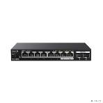 Коммутатор сетевой Tenda TEM2010X Настольное исполнение 8x10Base-T/100Base-TX/1000Base-T 2xSFP+ 12 Вт TEM2010X, фото11