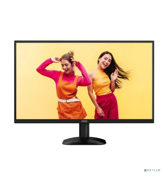 Монитор 23.8' AOC Q24B35 IPS 2560x1440, 120 Гц, 4 мс, 16:9, 250 кд/м², HDMI 2.0, DP 1.4, HDR10, черный