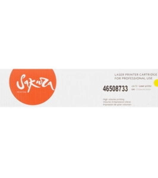 Картридж Sakura 46508733 для OKI C332/MC363, желтый, 3 000 к.