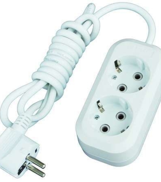 Удлинитель 2х7 м с заземл. 16А IP20 Е-302 АБС-пл. ПВС 3х1 UNIVersal 9631975
