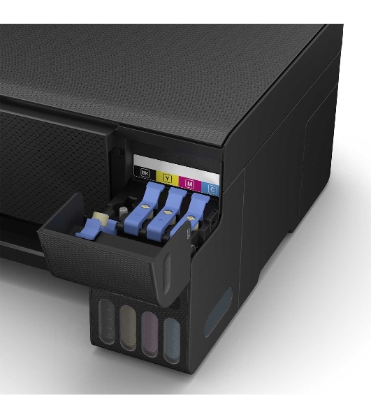 МФУ струйное Epson L3250 (C11CJ67412/C11CJ67418/C11CJ67405/C11CJ67408/C11CJ67503/C11CJ67508/C11CJ67523), A4, цветное, печ. до 33 стр/мин. (ч/б) до 15 стр/мин. (цвет), скан. до 11 стр/мин. (ч/б) 28 стр/мин. (цвет), 1440 x 5760 dpi (печать) 1200x2400dpi (скан.), USB, Wi-Fi