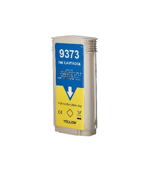 Картридж струйный Sakura C9373A (№72 Yellow) для HP, желтый, 130 мл.