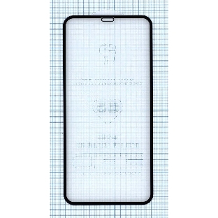 Защитное стекло 4D для Apple iPhone XS Max черный