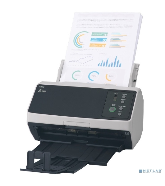 Сканер Fujitsu scanner fi-8150 уровня рабочей группы, 50 стр/мин, 100 изобр/мин, А4, двустороннее устройство АПД, USB 3.2, светодиодная подсветка.