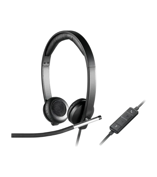Гарнитура Logitech H650e чёрный, проводная, USB