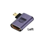 Переходник micro HDMI на HDMI влево, фото 1