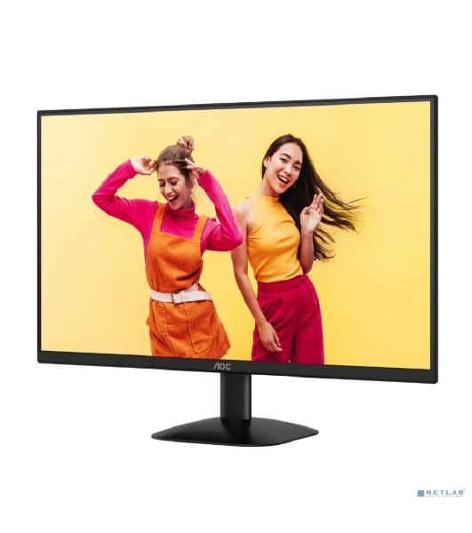 Монитор 23.8' AOC Q24B35 IPS 2560x1440, 120 Гц, 4 мс, 16:9, 250 кд/м², HDMI 2.0, DP 1.4, HDR10, черный