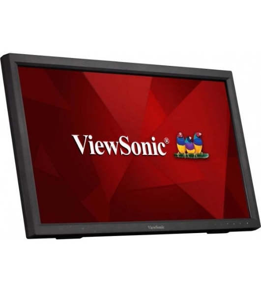 Монитор 21.5' ViewSonic TD2223 VA 1920x1080, 75 Гц, 6.5 мс, 16:9, 250 кд/м², VGA, DVI-D, HDMI 1.4, DP, USB Hub (2×USB 2.0), 3.5 Jack, аудиовход, динамики (2×2 Вт), сенсорный экран (IR Touch), черный