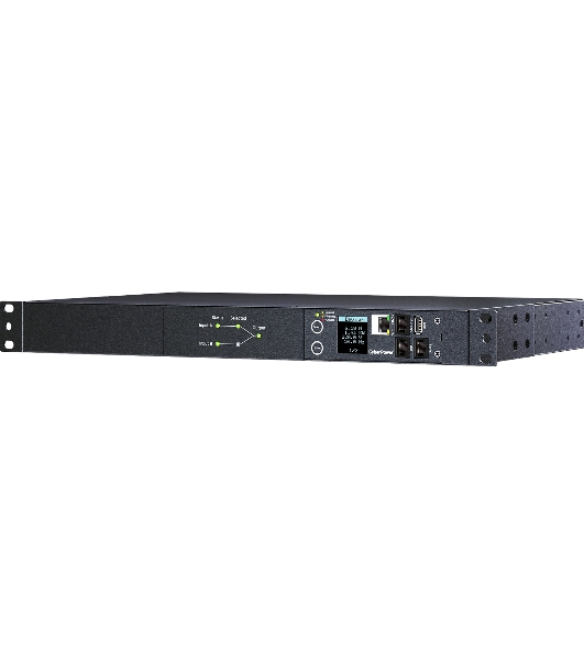 Блок распределения питания ATS CyberPower 1U type, 16Amp, plug IEC 320 C20, (8) IEC 320 C13 (2) IEC 320 C19