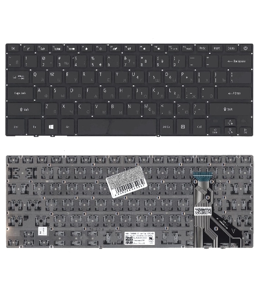 Клавиатура для ноутбука Acer Swift 7 SF713-51 черная