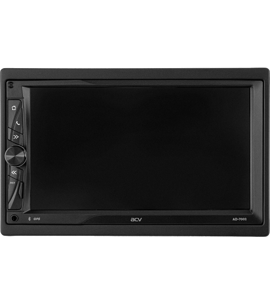 Автомагнитола ACV AD-7002, 2 DIN, 7', Android 11, Bluetooth, USB Type-A, AUX, GPS, CarPlay