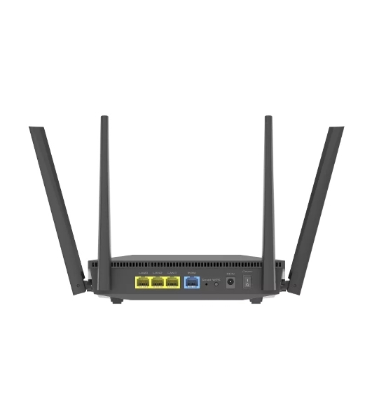 Роутер беспроводной Asus RT-AX52 AX1800 10/100/1000BASE-TX черный