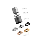 Корпус светильника C6312 SWH белый песок D60*H80mm MR16 GU5.3, фото8