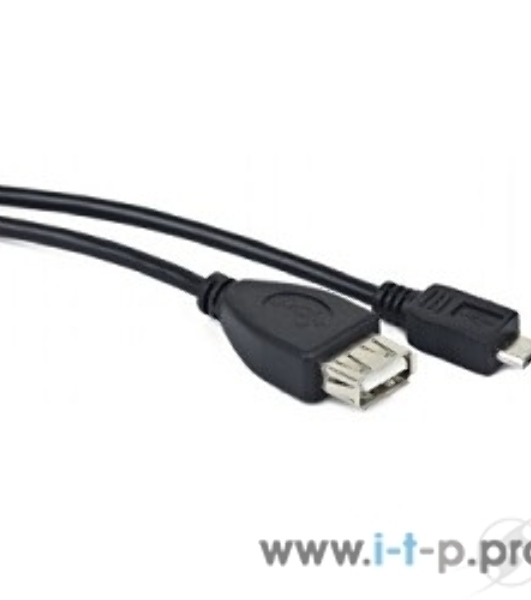 Кабель Gembird/Cablexpert AF/MicroBM, USB 2.0 OTG, 0.15м, пакет