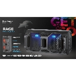 Портативная акустика Defender Rage 50 Вт Light/BT/FM/USB/LED/TWS черный, фото8