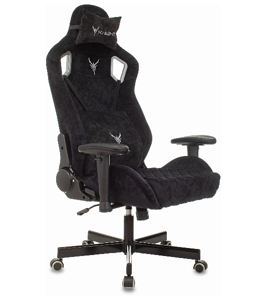 Кресло Бюрократ Knight Outrider Light-20 черный, ткань, 120 кг, механизм качания