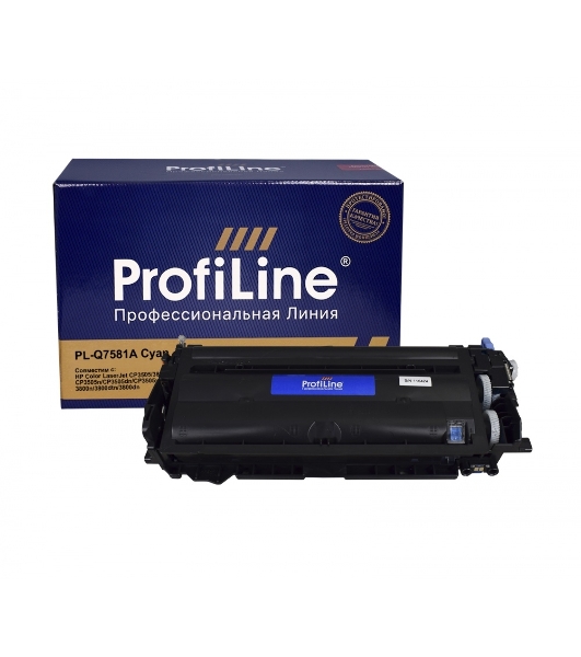 Картридж лазерный ProfiLine PL-Q7581A №503A для принтеров HP Color LaserJet 3800/CP3505 Cyan 6000 копий