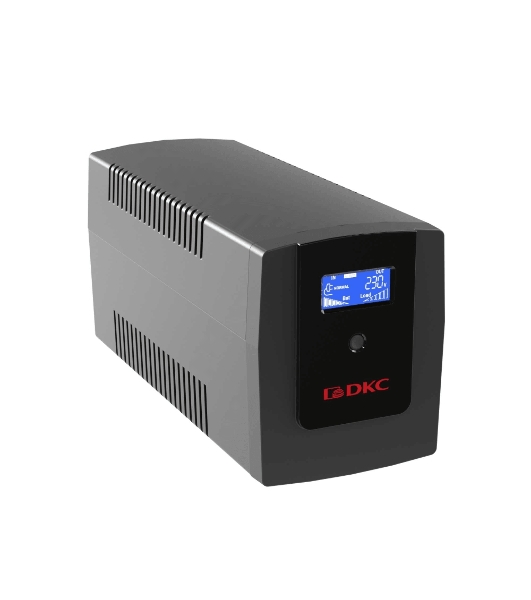 Источник бесперебойного питания ИБП Info LCD 1500В.А IEC C13 (4) USB + RJ45 DKC INFOLCD1500I
