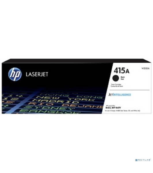Тонер Картридж HP 415A W2030A черный (2400 стр.) для HP LJ M454/MFP M479