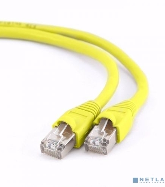 Патч-корд FTP Cablexpert cat.6, 10м, литой, многожильный, желтый