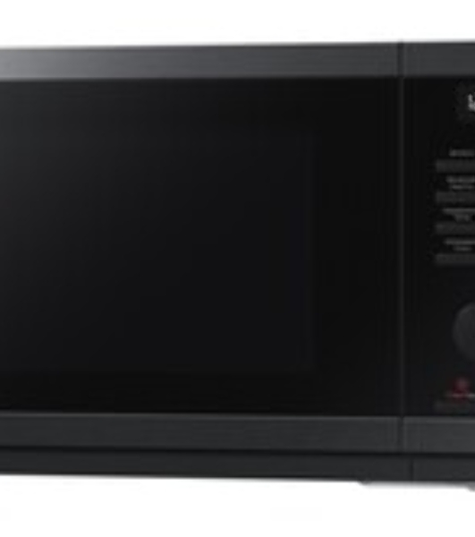 Микроволновая печь Samsung MS23DG4504ATBW нержавеющая сталь/черный, 23 л, 800 Вт, переключатели - сенсор, поворотный механизм