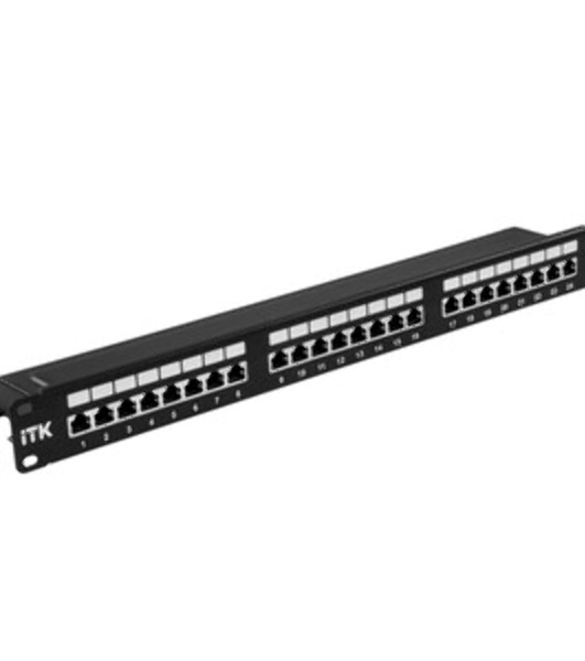 Патч-панель кат.5Е STP, 24 порта (IDC Dual) 1U патч-панель кат.5Е STP, 24 порта (IDC Dual)