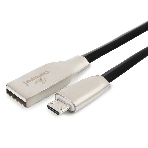 Кабель USB2.0 Cablexpert CC-G-mUSB01Bk-1.8M, AM/microB, серия Gold, длина 1.8м, черный, блистер, фото 1