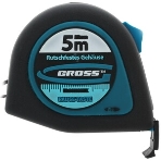 Рулетка Gross 'Ergonomisch', 5 м x 25 мм, магнитный обрезиненный зацеп31103, фото4