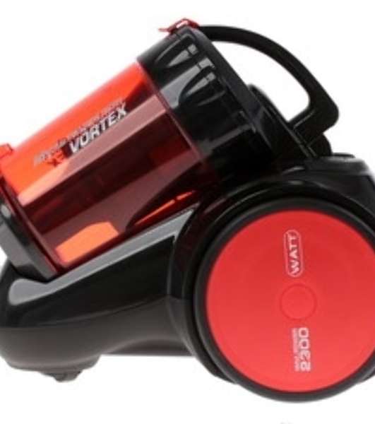 Пылесос Centek CT-2524 черный/красный, 420/2300 Вт, уборка сухая, пылесборник контейнер 2 л