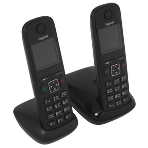 Радиотелефон Dect Gigaset AS690 DUO черный (труб. в компл.:2шт) АОН, фото 1