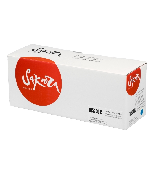 Картридж Sakura TK5240C для Kyocera Mita ECOSYS p5026cdn/p5026cdw/m5526cdn/m5526cdw, синий, 3 000к.