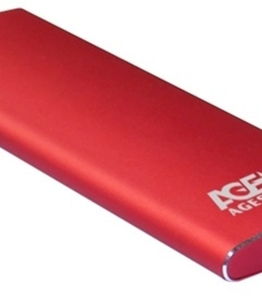 Внешний корпус SSD AgeStar 3UBNF2C m2 NGFF 2280 B-Key USB 3.1 алюминий черный