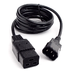 Кабель питания Cablexpert PC-189-1-1, 1.8м, C14- C19, 3x1кв.мм, черный, с заземлением, фото 1