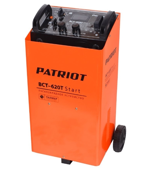 Устройство пуско-зарядное PATRIOT BCT-620T Start220В±15% 3300Вт 12/24В з/п90/550А 50-1000А/ч 25кг