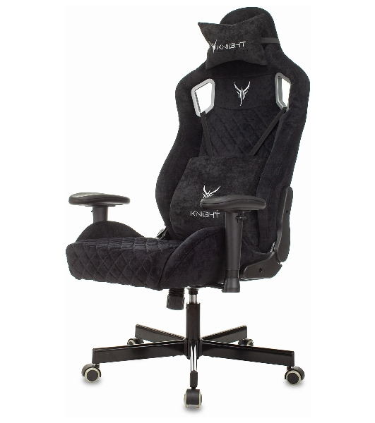 Кресло Бюрократ Knight Outrider Light-20 черный, ткань, 120 кг, механизм качания