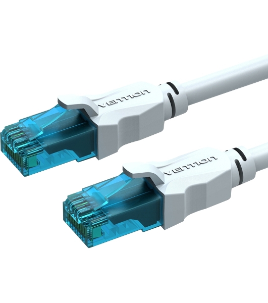 Патч-корд Vention прямой UTP cat.5е, RJ45 - 0,75м. Серый VAP-A10-S075