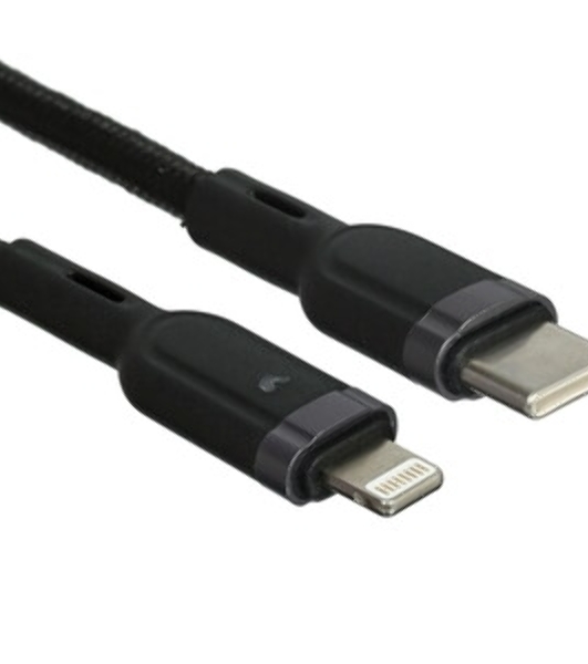 Кабель Hoco U117 IP(01467) USB Type-C-Lightning (m) 1.2м черный
