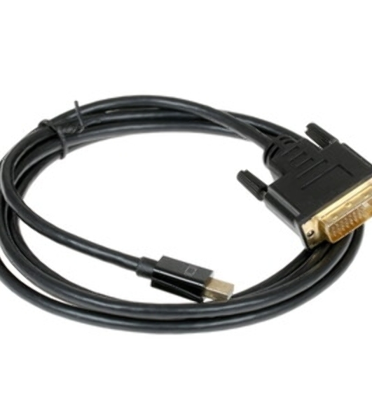 Кабель mDP-DVI Cablexpert CC-mDPM-DVIM-6, 20M/25M, 1.8м, черный, позол.разъемы, пакет