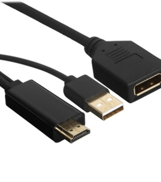 Адаптер USB TO DP(F) CG599E-0.15M 4K*60HZ VCOM