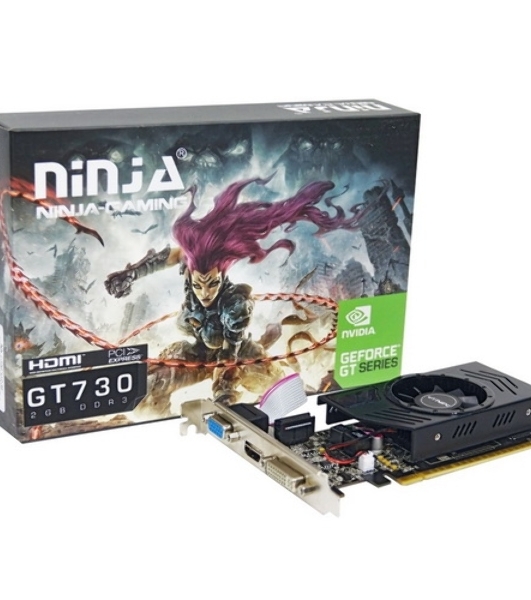 Видеокарта Sinotex Ninja, GT730 (96SP) 1G 128BIT DDR3 (DVI/HDMI/CRT)PCIE, NK73NP013F RTL 50
