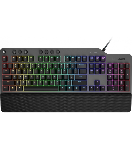 Клавиатура Lenovo Legion K500 RGB Mechanical проводная, USB Type-A, серый