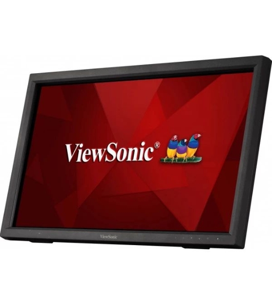Монитор 21.5' ViewSonic TD2223 VA 1920x1080, 75 Гц, 6.5 мс, 16:9, 250 кд/м², VGA, DVI-D, HDMI 1.4, DP, USB Hub (2×USB 2.0), 3.5 Jack, аудиовход, динамики (2×2 Вт), сенсорный экран (IR Touch), черный