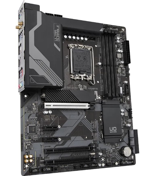 Материнская плата Gigabyte Z790 UD AX (V1.1/V1.2), LGA 1700, Intel Z790, 4xDDR5, 6xSATA, 3xM.2, 1xPCIe 5.0 x16, 1xPCIe 4.0 x4, 1xPCIe 3.0 x1, 1xHDMI, 1xDP, 1x 2.5Gb LAN, 4xUSB-A 2.0, 4xUSB-A 3.2 Gen 1, 1xUSB-A 3.2 Gen 2, 1xUSB-C 3.2 Gen 2x2, 7.1, ATX
