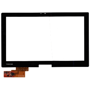 Сенсорное стекло (тачскрин) для Toshiba TCM11G04/TCM11G05 V0.1, черное