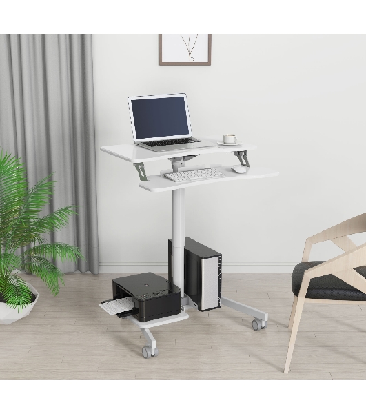 Стол для ноутбука Cactus VM-FDS108 столешница МДФ белый 71x39.2x110см (CS-FDS108WWT)