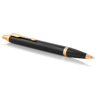 Ручка шариковая Parker IM Core K321 (CW1931666) Black GT, M, синие чернила, подарочная коробка