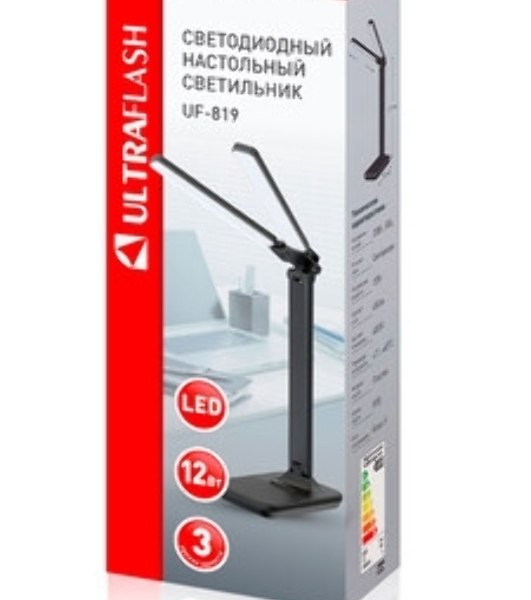 Светильник ULTRAFLASH (15728) UF-404 C02 черный (Свет-к напольный, торшер, цоколь Е27)